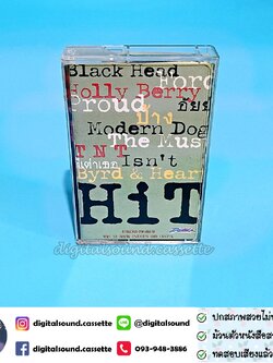 เทปคาสเซ็ท โมเดิร์นด็อก Moderndog พราว อัยย์ The Must สี่เต่าเธอ Holly Berry TNT ป้าง อัลบั้ม HIT งานเพลงชุดพิเศษ จาก 12 ศิลปิน INDIES โดย ONPA