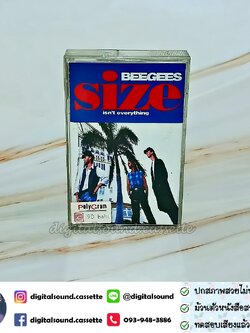 เทปคาสเซ็ท BEE GEES อัลบั้ม size isn't everything