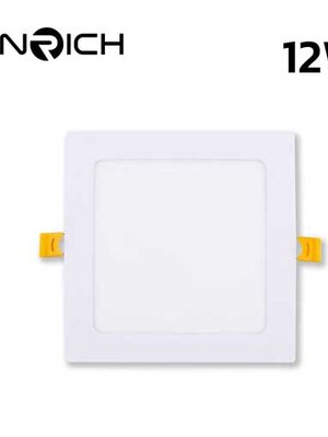 ดาวน์ไลท์ LED หน้าเหลี่ยม 12W ENRICH SLIM D