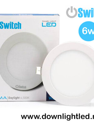ดาวน์ไลท์ LED 6w รุ่น Panlellight Sigma ยี่ห้อ Switch (แสงขาว)