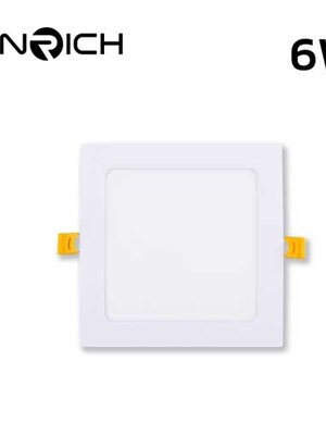 ดาวน์ไลท์ LED หน้าเหลี่ยม 6W ENRICH SLIM D
