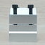 65mm Spindle Motor Clamp Mount Bracket 62x102x78mm - Screw M8