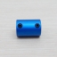 6.35 x 6.35 mm Rigid Top Wire Coupling D18 L25 mm (สีน้ำเงิน)