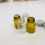 ขวดแก้ว กลม 5ml สีใสฝาเงิน