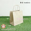 ถุงกระดาษคราฟท์น้ำตาล หูเกลียว หม้อแกง ขนาด 9" x 10" x 5"1/2 (D-2)