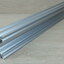 C-Beam ยาว 500 mm อลูมิเนียมโปรไฟล์ 4080U สีเงิน