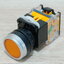 LA38 22mm Flat Head Pushbutton Switch 1NO/1NC Reset (Yellow กดติด-ปล่อยดับ) LA38-11BN