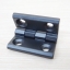 บานพับ Hinge 50x50 mm Zinc alloy ระยะรู 30x30 mm, รูยึด 6.5 mm (สีดำ)