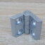บานพับ Zinc Alloy Hinge for Alu-Profile 3030 ระยะรู 30x23 mm (สีเงิน)