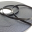 2GT-10mm PU Timing Belt Steel Core สีดำ (สานแถบเส้นเหล็กในสายพาน ราคา/1เมตร)