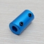 6.35 x 8 mm Rigid Top Wire Coupling D14 L25 mm (สีน้ำเงิน)
