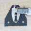 Black T-90 degree joint plate 5-Hole สำหรับ Series 30 Alu Profile