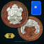 1 ใน 80 เหรียญ เหรียญพระปิดตาพังพระกาฬ (เนื้อตะปูสังฆวานร หน้ากากเงิน หลังราหูเงิน) รุ่นหนุนดวง ปี66 หลวงปู่อิ่ม วัดทุ่งนาใหม่ จ.นครศรีธรรมราช (มีโค้ด หมายเลขกำกับ)