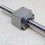 Carbon Steel 45 Black Ballscrew Nut Housing 28mm fit for SFU 16mm - 40 x 52 x 40 mm