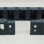 18 X 25 mm Cable Drag Chain R38mm ยาว 1M และ End Connectors 2-รูยึด (Semi-Enclosed)