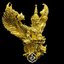 พญาครุฑ (เนื้อทองระฆังศรัทธา) รุ่นเสาร์5 เงินไหลมา ปี63 วัดพระมหาธาตุวรมหาวิหาร จ.นครศรีธรรมราช (มีโค้ด)