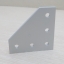 White L-90 degree joint plate 5-Hole สำหรับ Series 20 Alu Profile