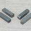 Flat Key Pin 6*6*25 Carbon Steel A-type Round Head Square (แพ็ค 4 ชิ้น)