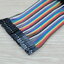 10cm Cable jumper 40P Female-Female (เมีย-เมีย)