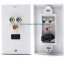 Outlet Plate HDMI 1 Port AV 3 Port