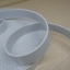 HTD-3M-25mm PU Timing Belt Steel Core สีขาว (สานแถบเส้นเหล็กในสายพาน ราคา/1เมตร)