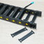 25 X 103 mm Cable Drag Chain R55mm ยาว 1M และ End Connectors (Bridge opening)