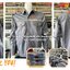 รหัส AB7.2 : เสื้อช่างแจ็คเก็ตแขนยาวผ้าคอมทวิวสีเทา 4 กระเป๋า (ติดสะท้อนแสง)