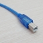 30cm USB 2.0 to USB 1.1 (Male-Male) Data Transfer Cable Transparent Blue