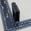 บานพับ Zinc Alloy Hinge for Alu-Profile 4040 ระยะรู 41x30 mm (สีดำ)