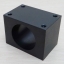 DSG20 Black Housing Aluminium for 20mm Ball Screw Nut (Inner Dia : 36mm) - 40 x 60 x 44 mm