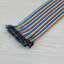 20cm Cable jumper 40P Male-Female (ผู้-เมีย)
