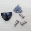 3 Ways Corner Bracket สำหรับ Alu Profile Series 20 + Plastic Cover + Screws M6x13 Taper Head