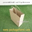 ถุงกระดาษคราฟท์น้ำตาล หูเกลียว เบอร์ 4 ขนาด 9" x 13" x 4"