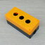 BX3 (Yellow) waterproof box 3 holes for 22mm mounting hole push button switch