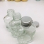 ขวดแก้ว แบน 30ml ฝาเกลียวสีเงิน
