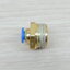 PC6-04: 6mm to 1/2BSP (20.5mm) Pneumatic Fittings Brass Quick Connectors