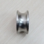 304 stainless steel 16mm U groove type ball bearing roller wheel Bore 10mm