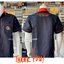 รหัส A6.8 : เสื้อช่างแขนสั้นผ้าคอมทวิวสีกรมท่ากุ้นส้ม