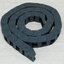 15 x 15 mm Cable Drag Chain R38mm ยาว 1M และ End Connectors (Bridge open outside)