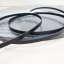 2GT-5mm PU Timing Belt Steel Core สีดำ (สานแถบเส้นเหล็กในสายพาน ราคา/1เมตร)