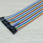 20cm Cable jumper 40P Female-Female (เมีย-เมีย)