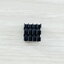 Black Aluminum Heat Sink 9x9x12mm