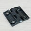 บานพับ Hinge 40x40 mm Zinc alloy ระยะรู 25x25 mm, รูยึด 5.5 mm (สีดำ)