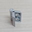 บานพับ Zinc Alloy Hinge for Alu-Profile 2020 ระยะรู 20x14 mm (สีเงิน)