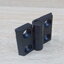 บานพับ Zinc Alloy Hinge for Alu-Profile 3030 ระยะรู 30x23 mm (สีดำ)