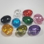 เพชรพญานาค ชุดนพเก้า(9 เม็ด 9 สี)สัณฐานเหมือนพลอยหลังเบี้ย(รูปรี)ขนาด1.5ซ.ม.