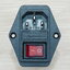 Power Line EMI Filter AC 250V 10A (CW2B-10A-T) Male Socket