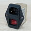 Power Line EMI Filter AC 250V 10A (CW2B-10A-T) Male Socket
