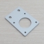 Aluminum Plate (white) Nema17 Stepper Motor Bracket - Thickness 4mm