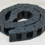 25 X 38 mm Cable Drag Chain R55mm ยาว 1M และ End Bridge Connectors (Bridge opening)